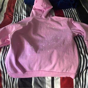 Sp5der hoodie Atlanta pink size medium